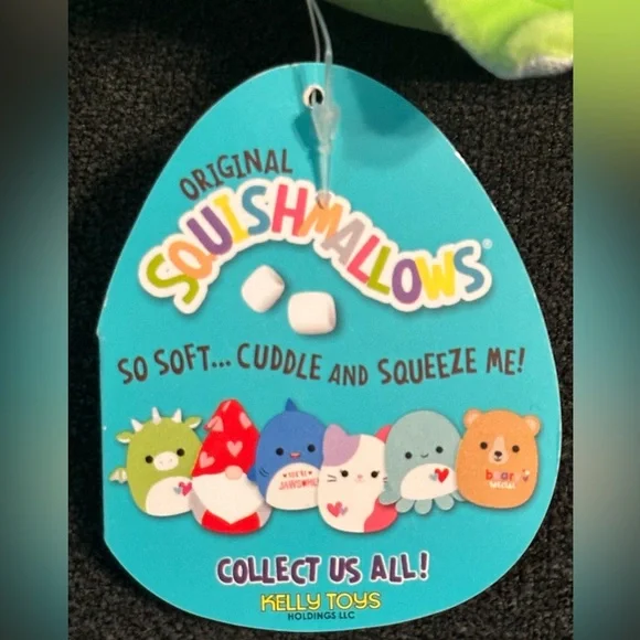 Squishmallows Desmund the Green Dragon 5” NWT - Picture 3 of 6